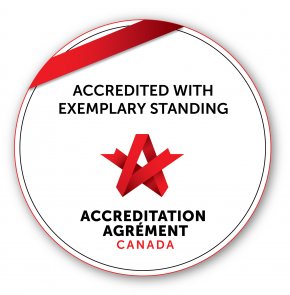 Accredited with Exemplary Standing by Accreditation Canada