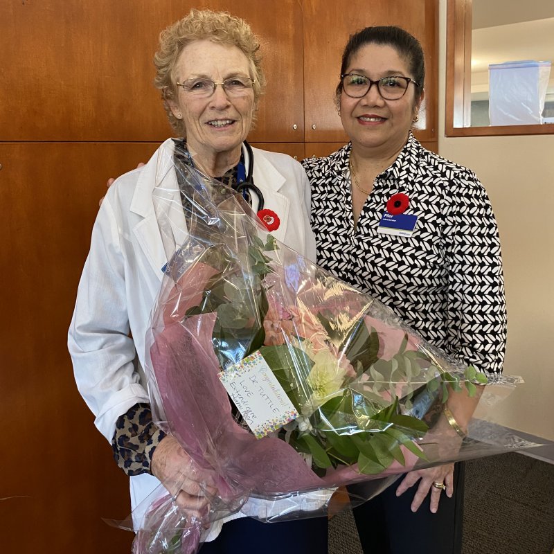 Photo of Dr. Irene Tuttle wins hearts, minds, and the Ontario Long-Term Care Clinicians (OLTCC) Physician of the Year Award